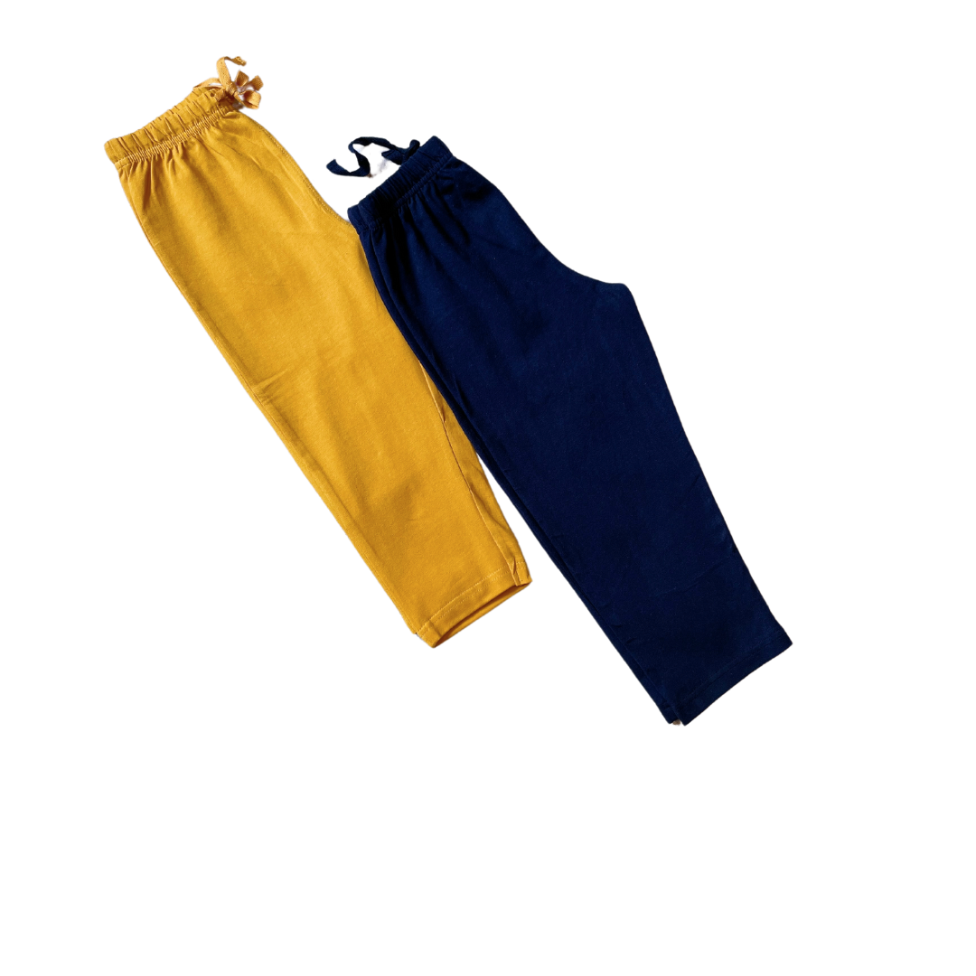 Smart fit Combo Co-ord Set for Kids (Navy Blue & Mustard)